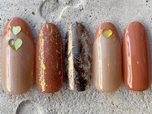 フリークネイル(FREAK Nail)/ハートホロテラコッタ ¥8500