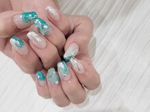 【リピーター様にも大人気】ぬりかけネイル◇