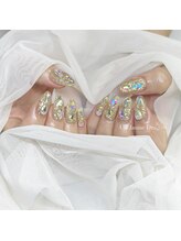 アン ジョーヌドラゴ/【自爪ネイル】ゴールドキラキラ