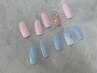 【毎月デザインが変わる♪】 ワンカラー＋1本アート ¥4000