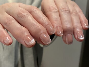 グラッドネイル 銀座店(GLAD nail)/○マグネットフレンチ○