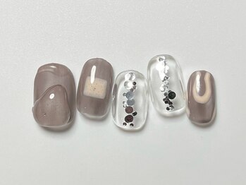 ブラウン×クリアニュアンス