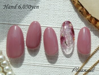 プラスネイル 北千住東口店(PLUS NAIL)/【3204】シンプルネイル