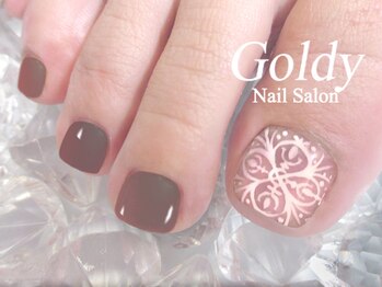 ネイルサロン ゴールディ(NAIL SALON GOLDY)/FOOT華やかアートコース