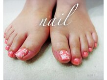 シキ(SIKI)/春を先取りフットネイル