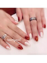 ハーティーネイル hearty nail 溝の口店/べっ甲ネイル