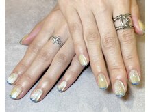 ルヒアネイル イオン戸畑ショッピングセンター店(Ruhia Nail)/マグネットフレンチネイル