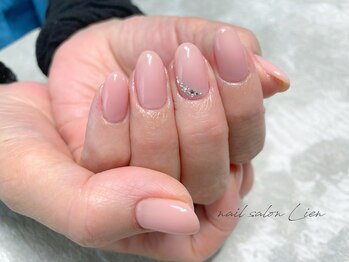 リアン(Lien)/ワンカラー/ピンク/ヌードカラー