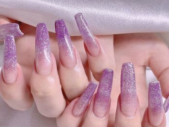 エムズ ネイルサロン(M2)/ロングチップフラッシュグラデ