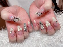 レアネイル 新宿(le'a nail)/持ち込みイエローデザイン