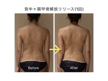 シェアサロンエムズ(share salon M's)/背中+肩甲骨解放リリース