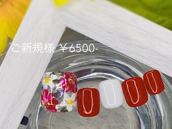 ミラーナ(Milana)/◆フラワーネイル 再来＋￥1000