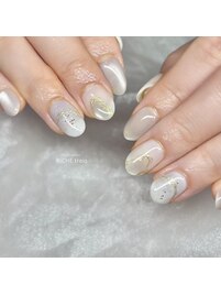 グレーニュアンスネイル