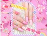 【海外派手カラー5800円】★ネオンカラー5色使った派手ネイル★蛍光ネイル