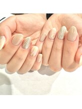 ハーティーネイル 自由が丘南口店(heartynail)/ワンカラー/シェル/カジュアル