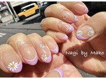ナギ(Nagi)/フレンチフラワーネイル