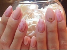 ネイルズ ララ(nails Lala)/大理石ネイル。
