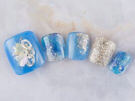 シェル×チェーンネイル