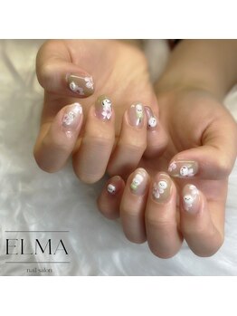 エルマネイル(ELMA nail)/シマエナガ桜
