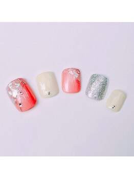 ネイルベース ネイル ケア サロン ミウラ(miura)/フットシェラック定額★8030円