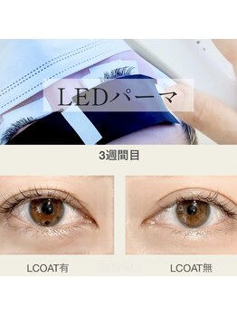 ルピエ 吉祥寺(Lupie)の写真/【最初技術★LEDコート】まつげパーマ・マツエクの仕上げにLEDコートをする事で持続力UP！ダメージケアも◎