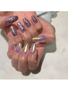 ラウンジ渋谷 本店(RounGe SHIBUYA)/【スカルプ】シンプルネイル