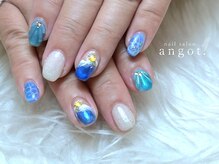アンガット(angot.)/ブルーオーシャンネイル