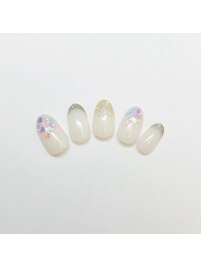 ハートホロネイル