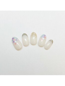 ハートホロネイル
