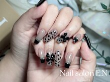 エン(E.N)/豹柄ネイル