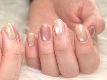 桜ピンク×ベージュマグ