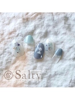 ネイルアンドアイラッシュサロン ソルティ 寺田町(salty)/5月6月選べるデザインコース