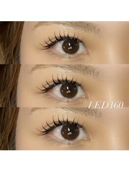マリブ ヘアリゾート アイラッシュ みどり店(malibu hair resort eyelash)の写真/LEDエクステでグルーによる瞼の痒みを軽減。貴女に寄り添う新しい目元ケア♪