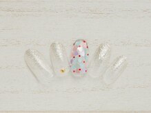 ア ネイル(A nail)/ラメグラ☆クリア【つけ放題】