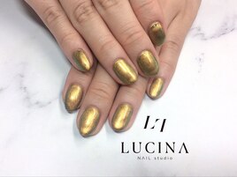 W-881 グリーンゴールドネイル