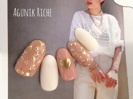 【ひょう柄ネイル】