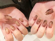 ミエルネイル 天神大名(miel nail)/お客様：4000円デザイン