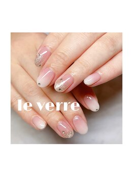 ルヴェール 久屋公園(le verre)/白グラ　ストーン　ラメグラ