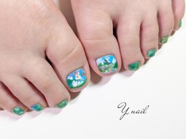 オラ夏フットネイル