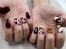 バレンタインネイル