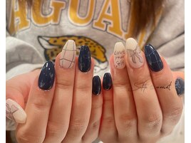 ～ゆるガーリー冬ネイル～