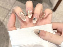 ナユキ 自由が丘店(NA.YUKI)/やさしい雰囲気ネイル