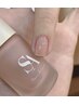 【手元美人】甘皮ケア＋マニキュア仕上げ｜500色以上から選択OK◎¥4500