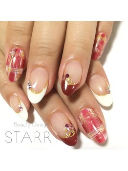 スターリー(STARRY)/フレンチ　チェック　ツイード　