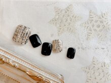 ネイルサロン&スクール ジーナ(GINA)/ツイードネイル