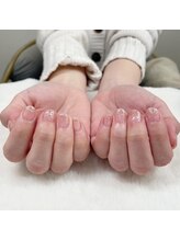 はあとねいる 宇都宮御幸ヶ原店/ピンクラメグラデーション