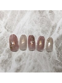 シンプキラキラネイル