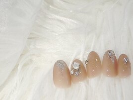 ビジューネイル/ホロネイル