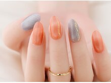 エムスラッシュ ソル センター南(M.SLASH SOL)/ワンポイントミラーネイル