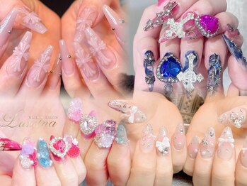 ルミナ 伊勢崎店(Lumina)の写真/最新トレンド満載！パーツの種類が豊富で、ポップも綺麗系も可愛いも！あなただけの指先を演出◎